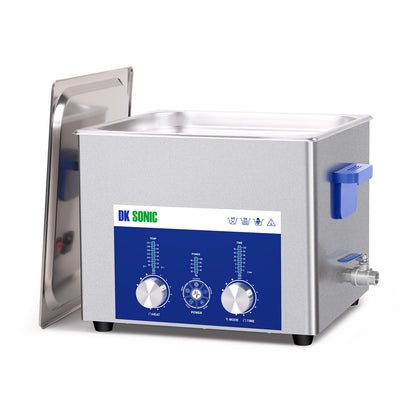 DK SONIC Limpiador Ultrasónico 15L 360W, Limpiador Ultrasónico de Carburadores con Control Codificado de Potencia Ajustable y Cinco Modos para Limpieza de Piezas,Circuitos Impresos,Motores