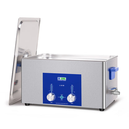 DK SONIC Limpiador Ultrasónico, 22L 480W Limpiador Sónico Comercial con Temporizador Codificado, Calentador y Cesta, Múltiples Funciones para Carburadores, Motores de Motocicletas, Cadenas, etc.