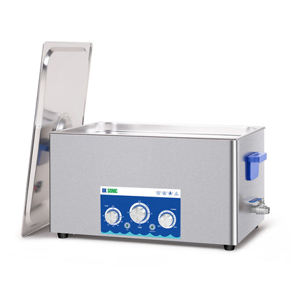 DK SONIC Limpiador Ultrasónico Industrial 22L 480W,Limpiador Ultrasónico de Carburadores con Función de Potencia Ajustable, Temporizador y Calentador para Limpieza de Piezas,Circuitos Impresos,Cadenas(Incluye Cesta)