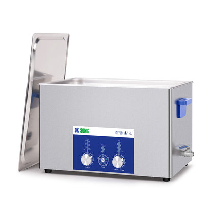 DK SONIC Limpiador Ultrasónico 30L 600W, Limpiador Ultrasónico de Carburadores con Control Codificado de Potencia Ajustable y Cinco Modos para Limpieza de Piezas,Circuitos Impresos,Motores