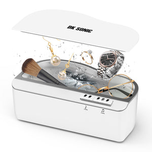 DK SONIC 400ml Ultrasonic Cleaner, Sonic Jewelry Eyeglasses Cleaner