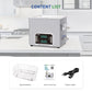 DK SONIC Professional Ultrasonic Cleaner 10L, 240W Heavy-Duty Sonic Cleaner with Timer,Heater&Touch Control, Multi-Application for Motorcycle Engines, Carburetors, Chains (Include Basket)