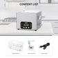 DK SONIC Ultrasonic Cleaner 15L, 360W Heavy-Duty Sonic Cleaner with Smart Touch Control, Five Modes for Motorcycle Engines, Carburetors, Chains,Circuit Board (Include Basket)