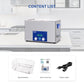 DK SONIC Ultrasonic Cleaner 30L 600W, Ultrasonic Carburetors Cleaner with Intelligent Mechanical Timer, Heater &Power Adjustable Function for Carburettors, Motorbike Engines, Chains