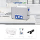 DK SONIC Limpiador Ultrasónico 37L 240W, Limpiador Ultrasónico de Carburadores con Función de Ajuste de Potencia, Temporizador y Calentador para Piezas, Placas de Circuitos y Cadenas (Incluye Cesta)