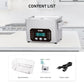 DK SONIC Professional Ultrasonic Cleaner 4L,120W Precision Ultrasonic Jewelry Cleaner with Smart Touch Control, Five Modes for Glasses,Chains,Watches,Coins (Include Basket)