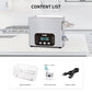 DK SONIC Ultrasonic Cleaner 6L, 180W Heavy-Duty Sonic Cleaner with Smart Touch Control, Five Modes for Motorcycle Engines, Carburetors, Chains,Circuit Board (Include Basket)