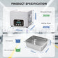 DK SONIC Ultrasonic Cleaner 15L, 360W Heavy-Duty Sonic Cleaner with Smart Touch Control, Five Modes for Motorcycle Engines, Carburetors, Chains,Circuit Board (Include Basket)