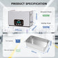DK SONIC Ultrasonic Cleaner 30L, 600W Heavy-Duty Sonic Cleaner with Smart Touch Control, Five Modes for Motorcycle Engines, Carburetors, Chains,Circuit Board (Include Basket)