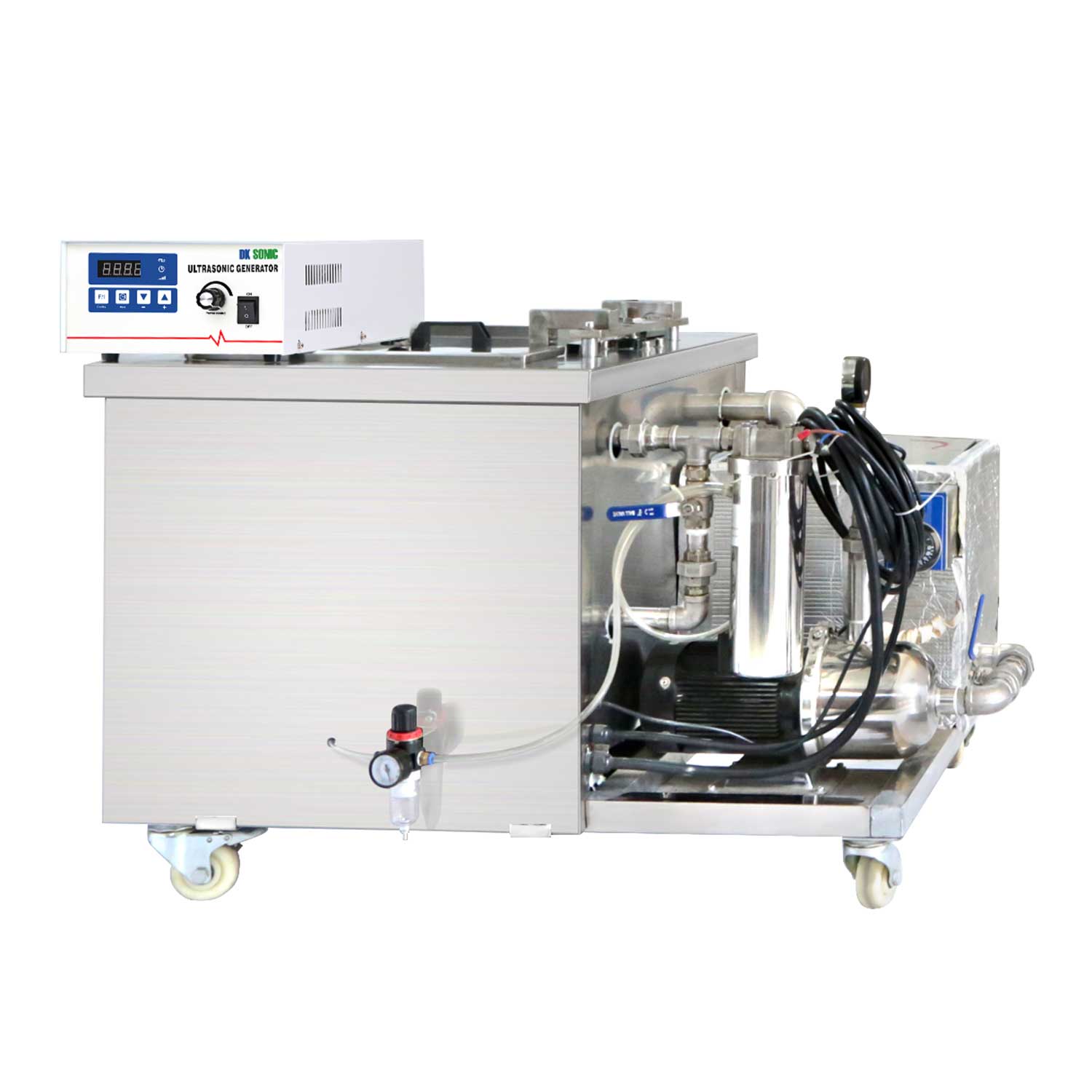 Limpiador ultrasónico industrial de elevación automática